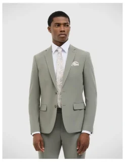 Politix Elijah Tailored Jacket in Sage