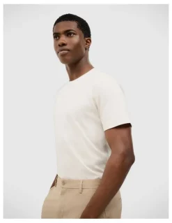 Politix Wills Performance Tee in Bone