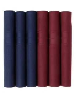 Polo Handkerchiefs 6 Pack in Assorted Colours