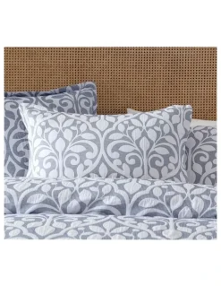 Private Collection Marina Quilt Cover Set in Blue