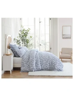Private Collection Marina Quilt Cover Set in Blue