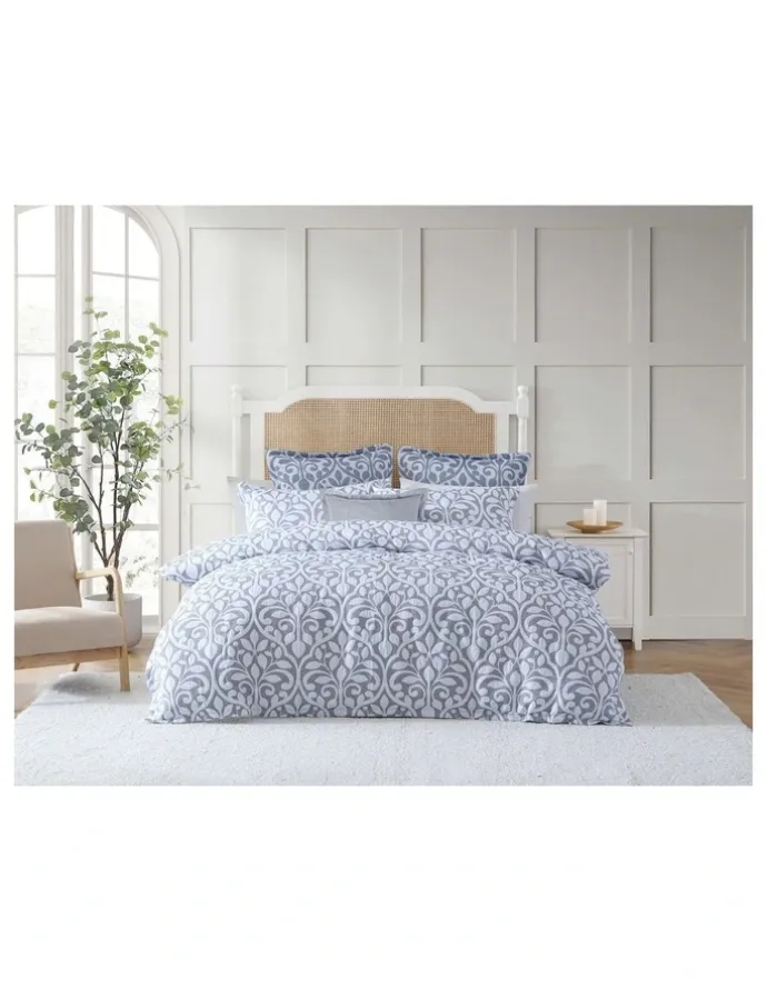 Private Collection Marina Quilt Cover Set in Blue