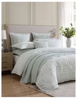 Private Collection Mayfair Quilt Cover Set in Sage