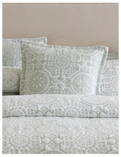 Private Collection Mayfair Quilt Cover Set in Sage