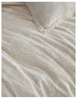 Private Collection Parisian Quilt Cover Set in Beige