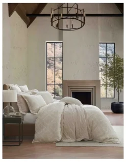 Private Collection Parisian Quilt Cover Set in Beige