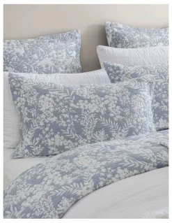 Private Collection Quinn Quilt Cover Set in Blue