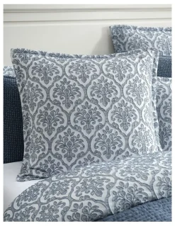 Private Collection Theodora Quilt Cover Set in Petrol