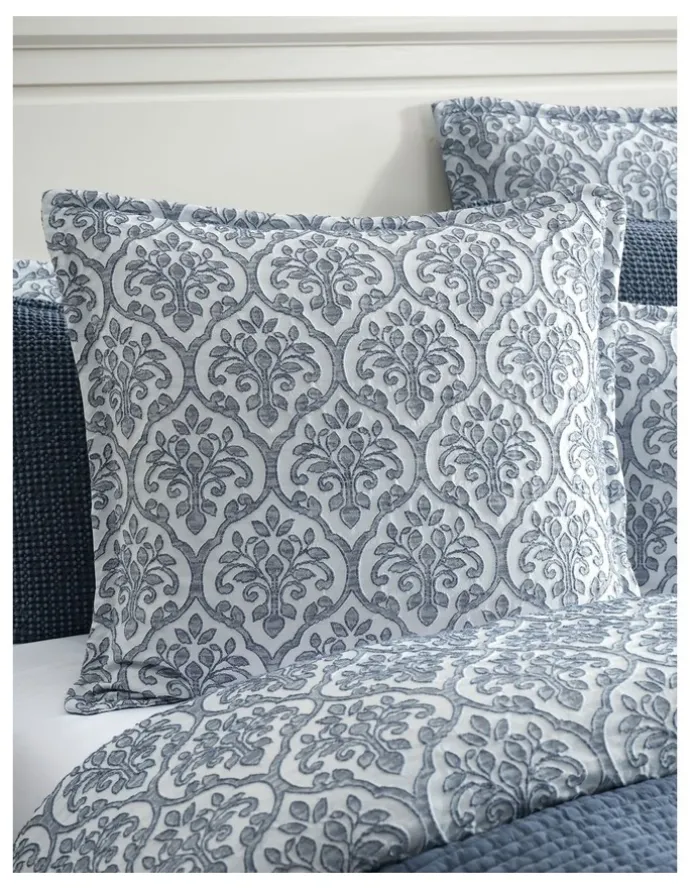 Private Collection Theodora Quilt Cover Set in Petrol