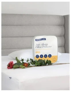 Protect-A-Bed Anti-Allergy Tencel Waterproof Pillow Protector in White