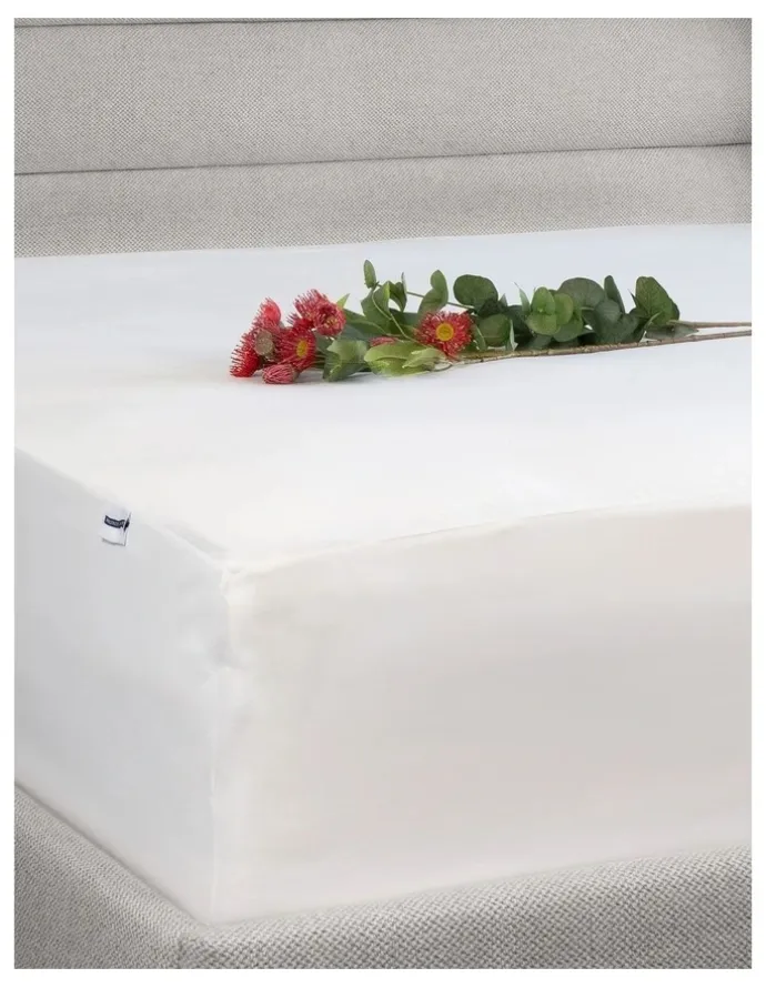 Protect-A-Bed Anti Allergy Tencel Waterproof Mattress Protector in White`