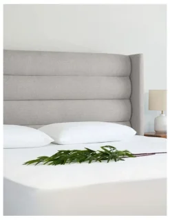Protect-A-Bed Bamboo Waterproof Pillow Protector Twin Pack in White