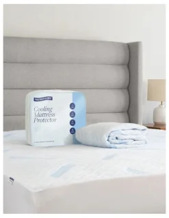 Protect-A-Bed Cooling Waterproof Mattress Protector in White