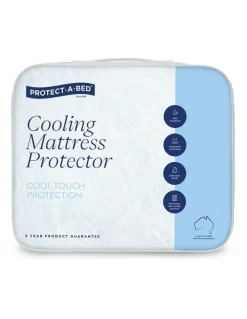 Protect-A-Bed Cooling Waterproof Mattress Protector in White