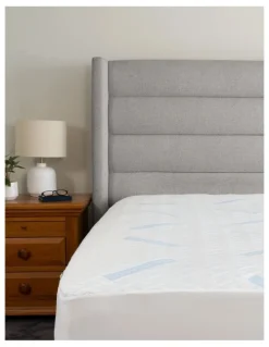 Protect-A-Bed Cooling Waterproof Mattress Protector in White