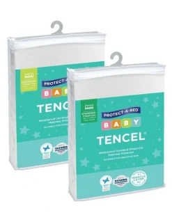 Protect-A-Bed Kids TENCEL Jersey Waterproof Fitted Mattress Protector