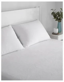 Protect-A-Bed Opossum Plush Mattress Protector in White