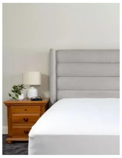 Protect-A-Bed Organic Cotton Terry Waterproof Mattress Protector in White