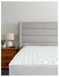Protect-A-Bed Ultra Plush Waterproof Mattress Topper And Protector in White