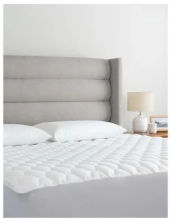Protect-A-Bed Ultra Plush Waterproof Mattress Topper And Protector in White