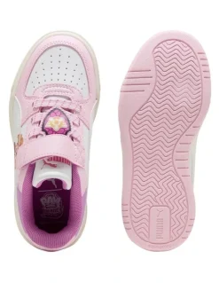 Puma Caven Iii Paw Patrol Self-Fastening Pre-School Sneakers In Lt Pink