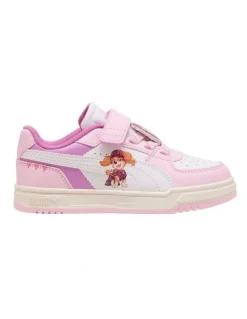 Puma Caven Iii Paw Patrol Self-Fastening Pre-School Sneakers In Lt Pink