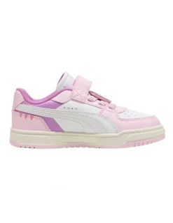 Puma Caven Iii Paw Patrol Self-Fastening Pre-School Sneakers In Lt Pink