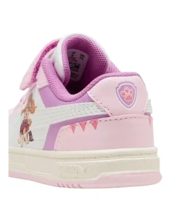 Puma Caven Iii Paw Patrol Self-Fastening Infant Sneakers In Lt Pink