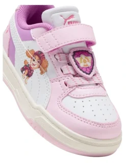 Puma Caven Iii Paw Patrol Self-Fastening Infant Sneakers In Lt Pink