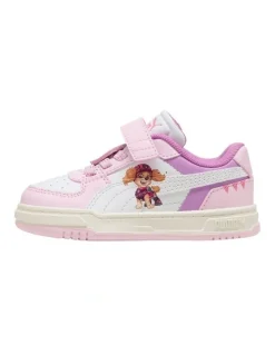 Puma Caven Iii Paw Patrol Self-Fastening Infant Sneakers In Lt Pink