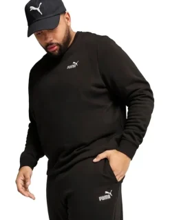 Puma Essentials No. 1 Logo Sweatpants in Black