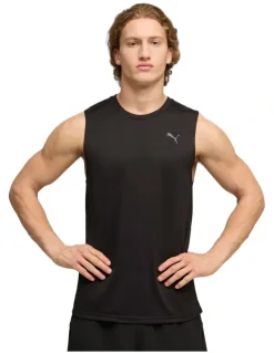 Puma M Pwrtrain Sleeveless Tee in Black
