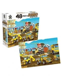 Puzzle Master Jumbo Floor Puzzle Construction Site 48 Piece