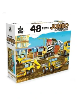 Puzzle Master Jumbo Floor Puzzle Construction Site 48 Piece