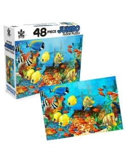 Puzzle Master Jumbo Floor Puzzle Underwater Shipwreck 48 Piece