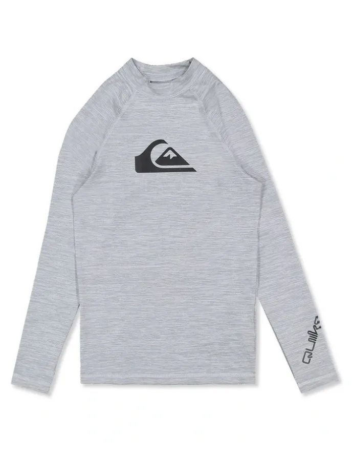 Quiksilver Alltimelsyt Rash Vest in Grey