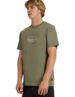 Quiksilver Alpine T-Shirt In Dusty Olive