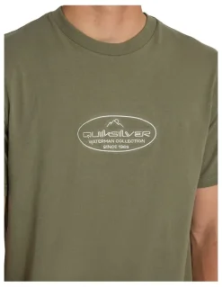 Quiksilver Alpine T-Shirt In Dusty Olive