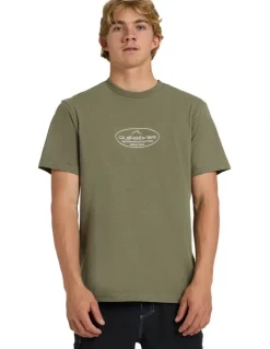 Quiksilver Alpine T-Shirt In Dusty Olive