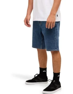 Quiksilver Aqua Cult Denim Shorts In Aged