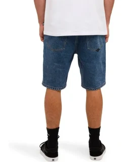 Quiksilver Aqua Cult Denim Shorts In Aged