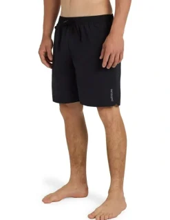 Quiksilver Balance 18 Volley Shorts In Black