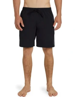 Quiksilver Balance 18 Volley Shorts In Black