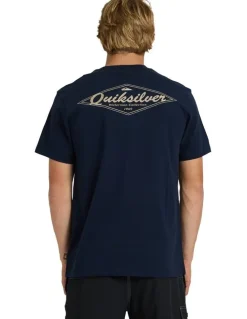 Quiksilver Birdsnest T-Shirt In Dark Navy
