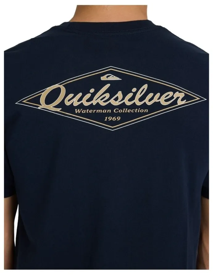 Quiksilver Birdsnest T-Shirt In Dark Navy