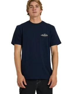 Quiksilver Birdsnest T-Shirt In Dark Navy