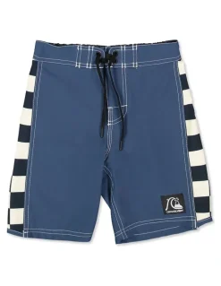 Quiksilver Boys 2-7 Original Arch 13 Boardshorts In Dark Denim