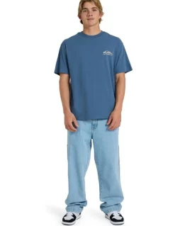 Quiksilver Carbon Oversized T-Shirt China Blue