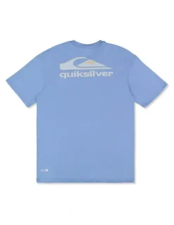 Quiksilver Carbon Short Sleeve Rashguard Quiet Harbor