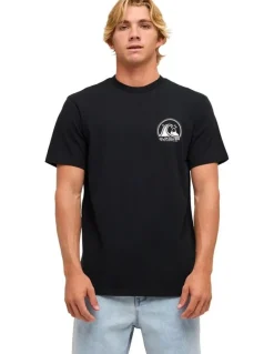 Quiksilver Clean Circle T-Shirt In Black